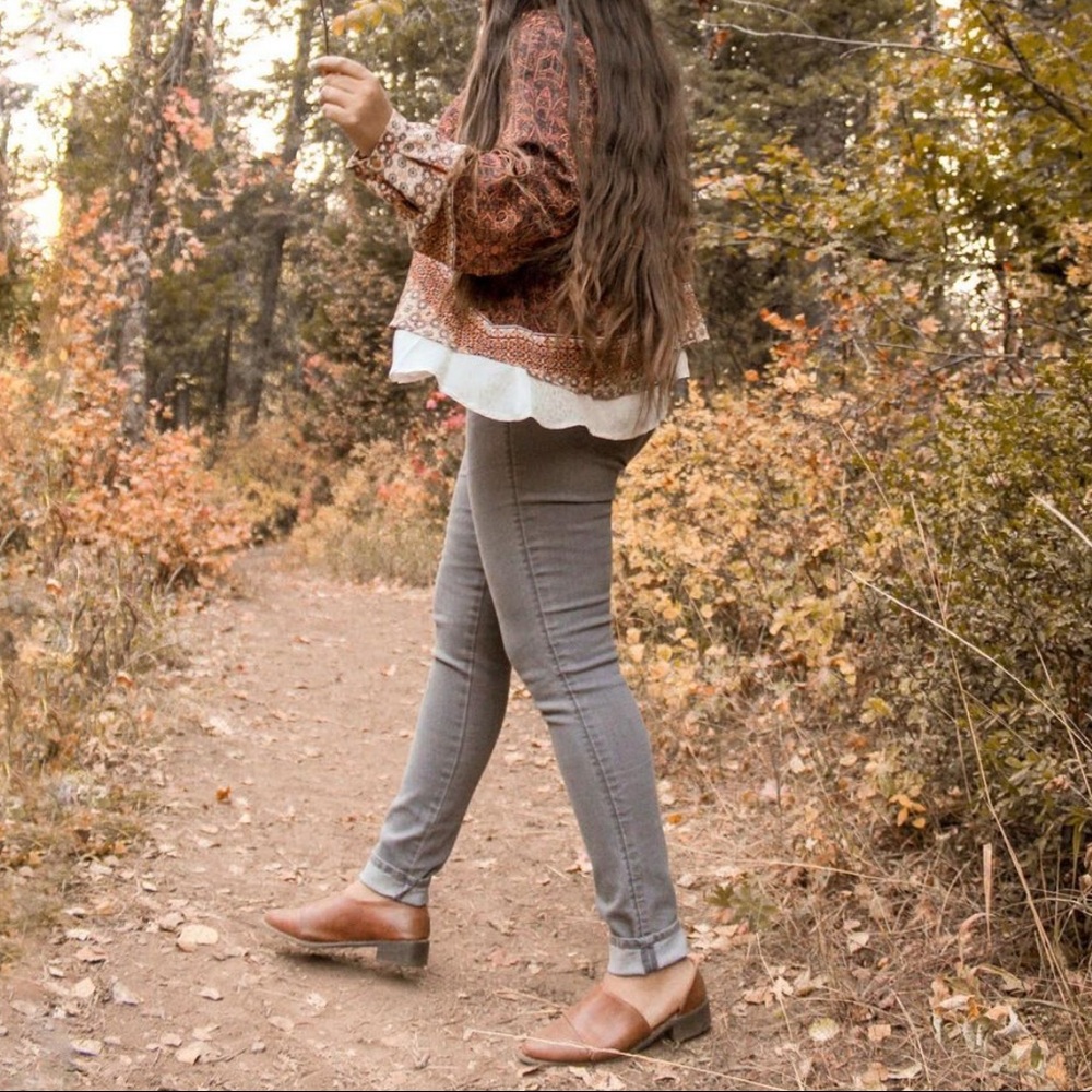 Fourteenth Place Brown Blouse